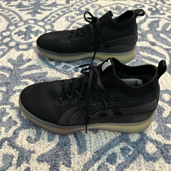 PUMA Clyde Court Disrupt Sneakers in Black/Electric Purple- Size 8.5 - Picture 5 of 5